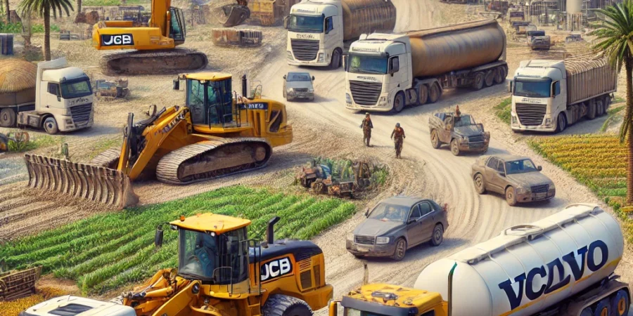 Heavy Machinery in Iraq: Agriculture and Road Construction